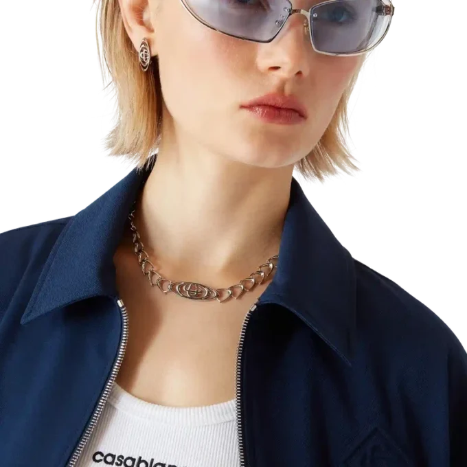 Marineblaues Anzugjacke aus Wolle