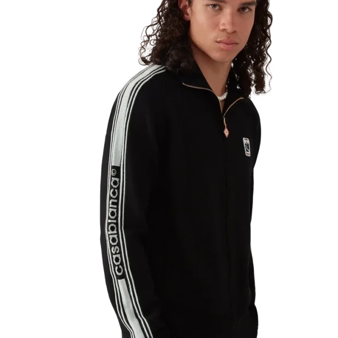 Merino-Strick-Trainingsjacke