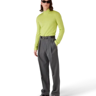 Merino-Top mit Rollkragen