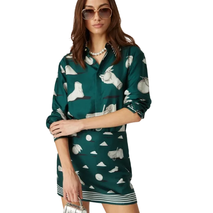 Metaphysical Seidenhemd