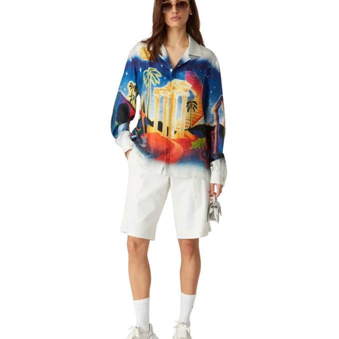 Midnight Acropolis Seidenhemd Midnight Acropolis Seidenhemd