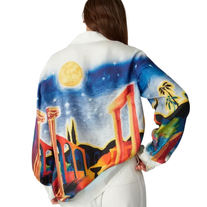 Midnight Acropolis Seidenhemd Midnight Acropolis Seidenhemd