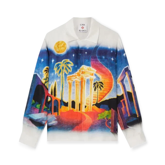 Midnight Acropolis Seidenhemd Midnight Acropolis Seidenhemd