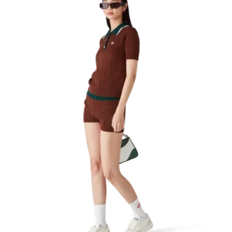 Mini-Shorts im Zopfmuster