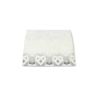 Minirock aus Frottee mit Herz-Monogramm in Farbverlauf