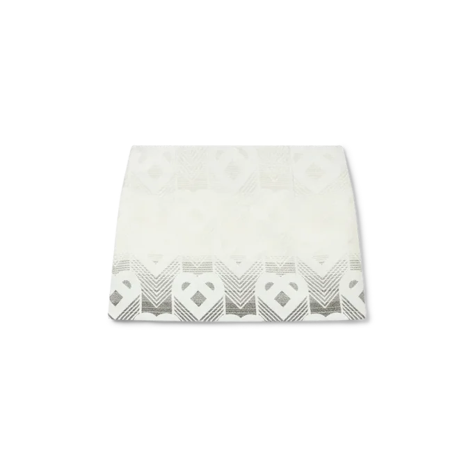 Minirock aus Frottee mit Herz-Monogramm in Farbverlauf