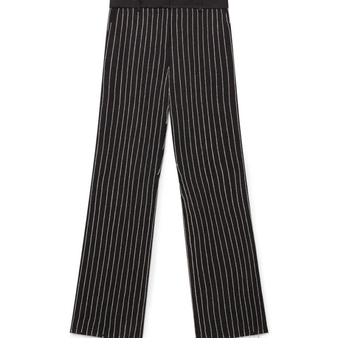 Mit Kristallen verzierte, maßgeschneiderte Hose