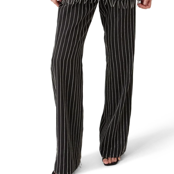 Mit Kristallen verzierte, maßgeschneiderte Hose