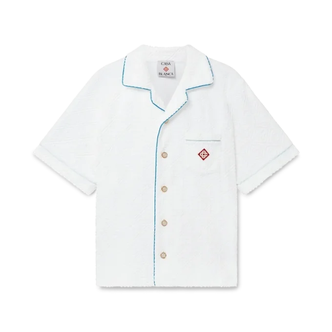 Monogram-Frottee-Hemd