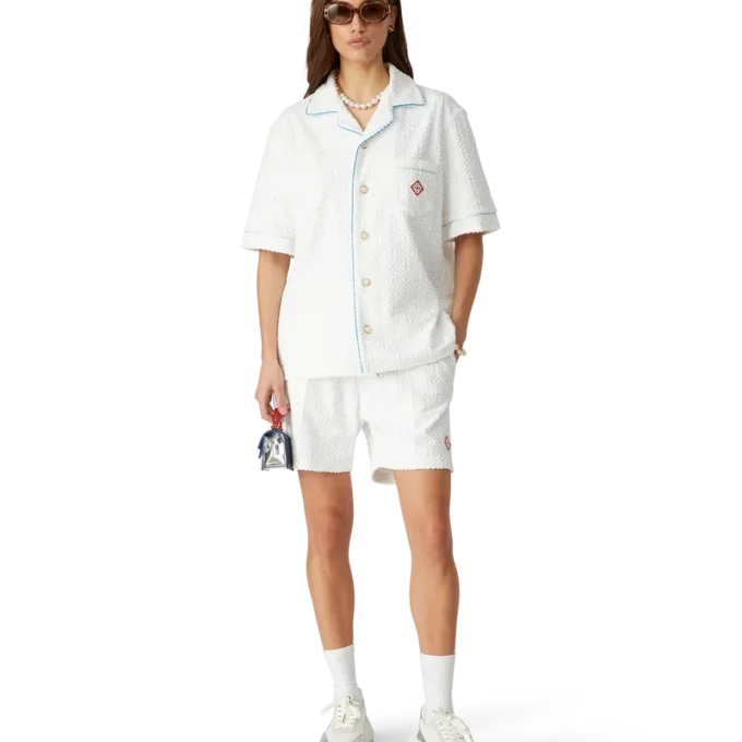 Monogram-Frottee-Hemd