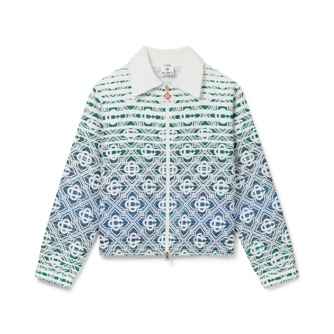 Monogram Gradient Frottee-Jacke Monogram Gradient Frottee-Jacke