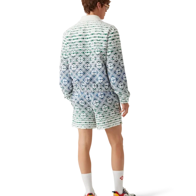 Monogram Gradient Frottee-Jacke Monogram Gradient Frottee-Jacke