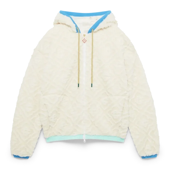 Monogram-Jacquard-Fleecejacke Monogram-Jacquard-Fleecejacke