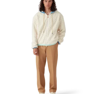 Monogram-Jacquard-Fleecejacke Monogram-Jacquard-Fleecejacke