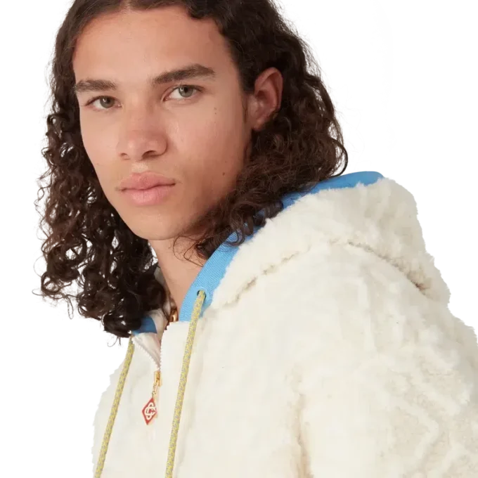 Monogram-Jacquard-Fleecejacke Monogram-Jacquard-Fleecejacke