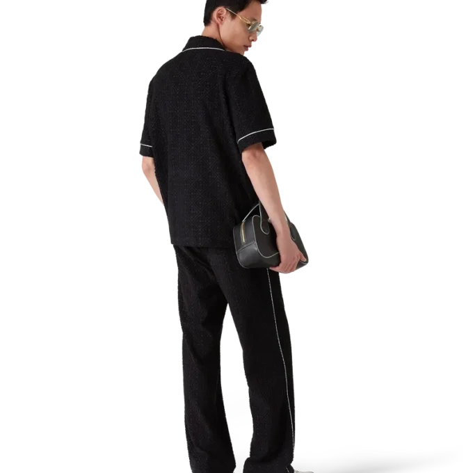 Monogram-Jacquard-Frottee-Hose Monogram-Jacquard-Frottee-Hose