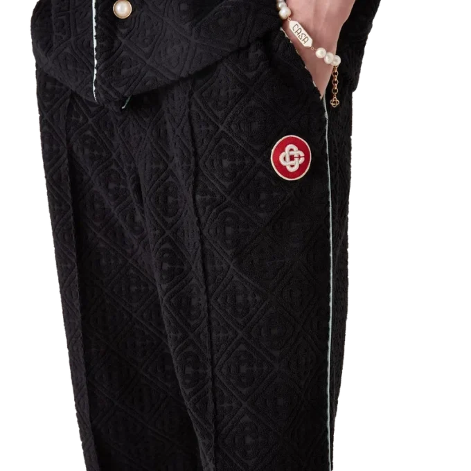 Monogram-Jacquard-Frottee-Hose Monogram-Jacquard-Frottee-Hose