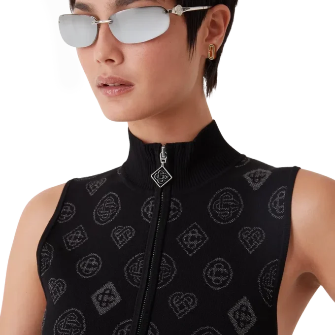 Monogram-Jacquard-Kleid