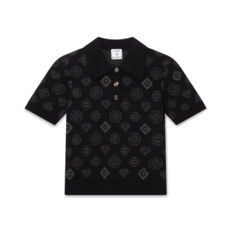 Monogram-Jacquard-Poloshirt
