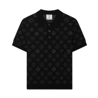 Monogram-Jacquard-Poloshirt