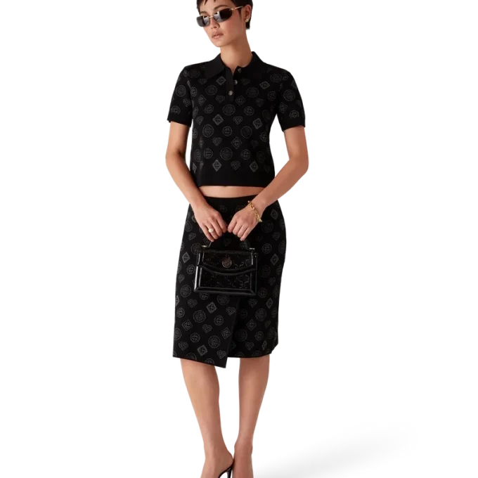 Monogram-Jacquard-Poloshirt Monogram-Jacquard-Poloshirt