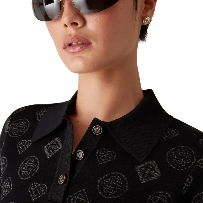 Monogram-Jacquard-Poloshirt Monogram-Jacquard-Poloshirt