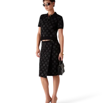 Monogram-Jacquard-Röck