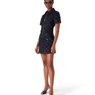 Monogram-Jeans-Kleid