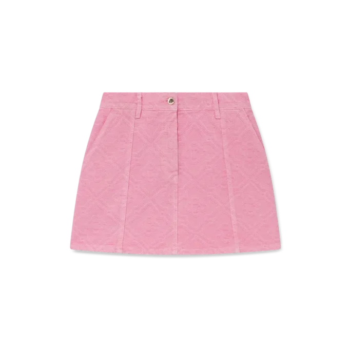 Monogram-Jeansrock Monogram-Jeansrock