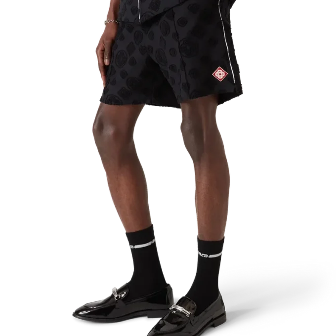 Monogram-Shorts aus Frottee