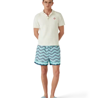 Monogram Wave Badeshorts