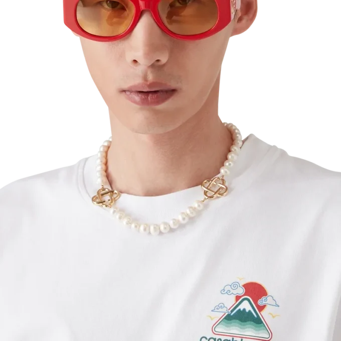 Montagne Ondulee Kurzarm-T-Shirt mit Shorts