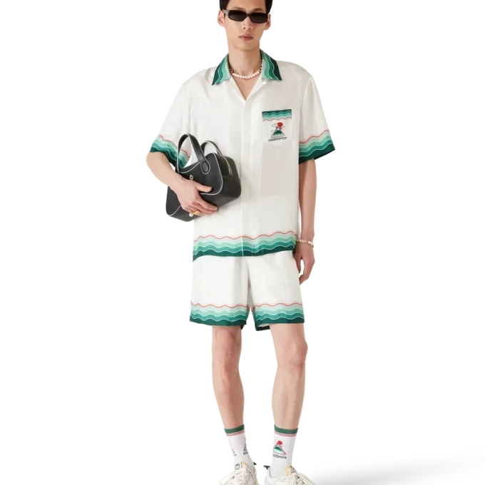 Montagne Ondulee Seidenshorts Montagne Ondulee Seidenshorts