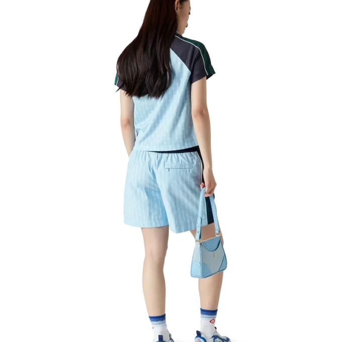 Nadelstreifen-Laurel-Trainingsshorts