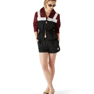 Nylon-Monogram-Windjacke