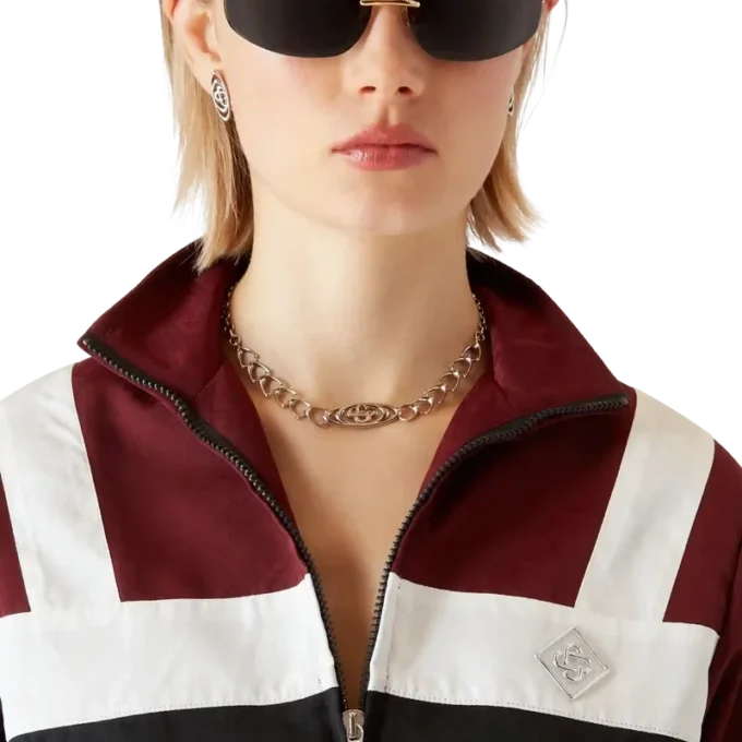 Nylon-Monogram-Windjacke