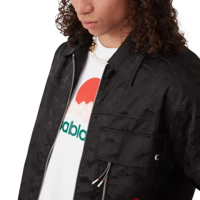 Nylon Mountain Kurzarm-Camo-Reißverschluss-Shorts Nylon Mountain Kurzarm-Camo-Reißverschluss-Shorts