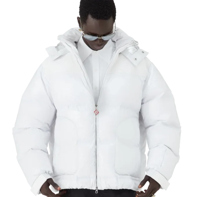 Nylon- und Ripstop-Daunenjacke Nylon- und Ripstop-Daunenjacke