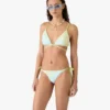 Optic Drop String Beaded Bikini-Oberteil
