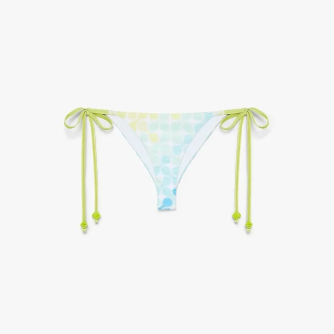 Optic Drop String-Bikinihose mit Perlenverzierung