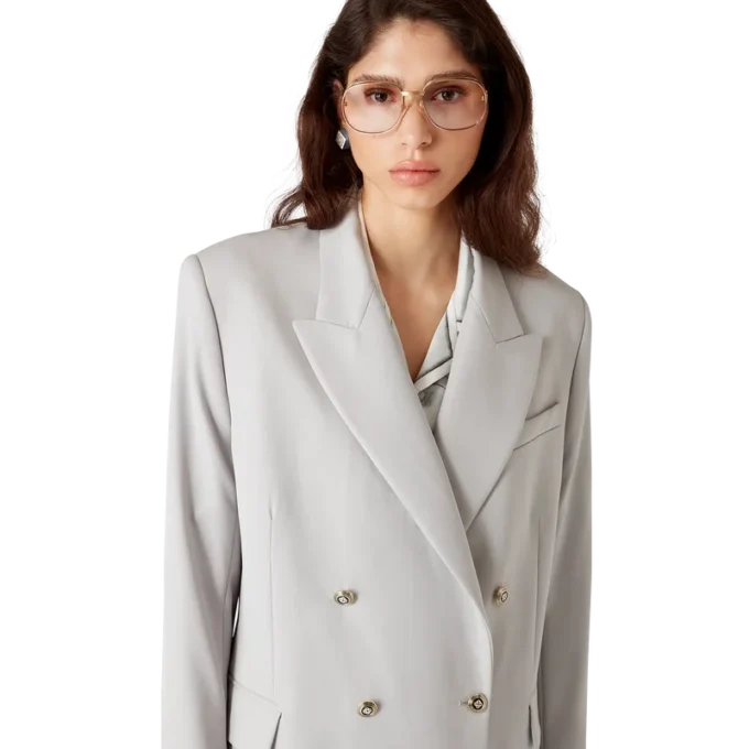 Oversized-Blazer aus Wolle