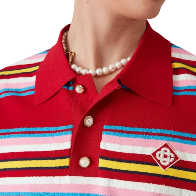 Oversized-Poloshirt mit Streifen Oversized-Poloshirt mit Streifen