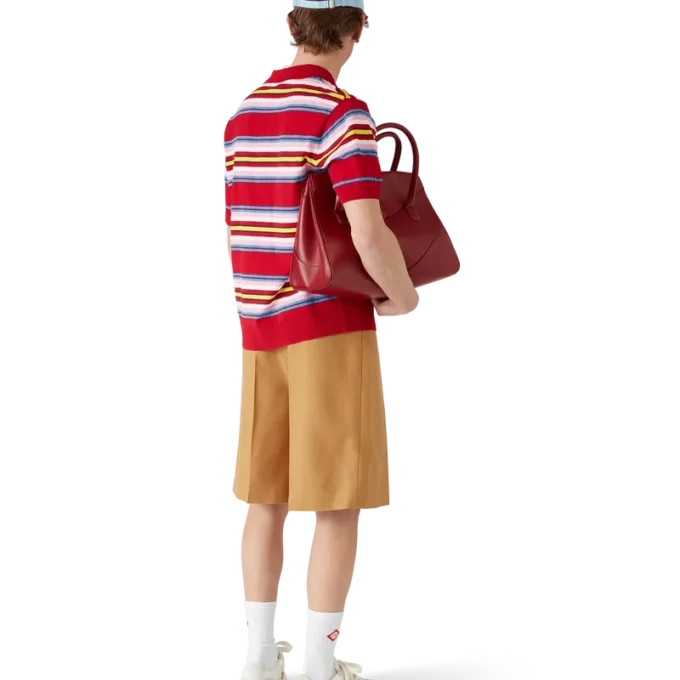 Oversized-Poloshirt mit Streifen Oversized-Poloshirt mit Streifen