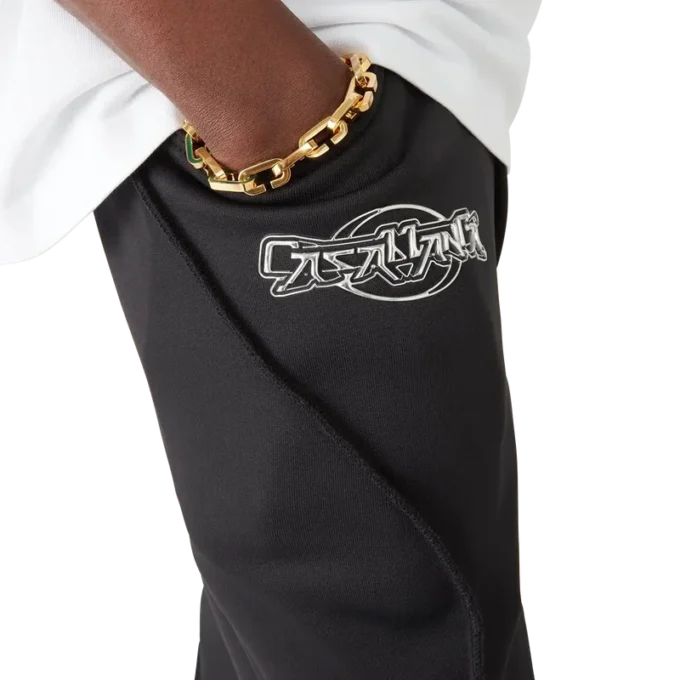 Oversized-Sweathose mit Einsätzen Oversized-Sweathose mit Einsätzen