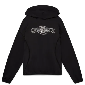 Oversized-Sweatshirt mit Kapuze und Einsätzen