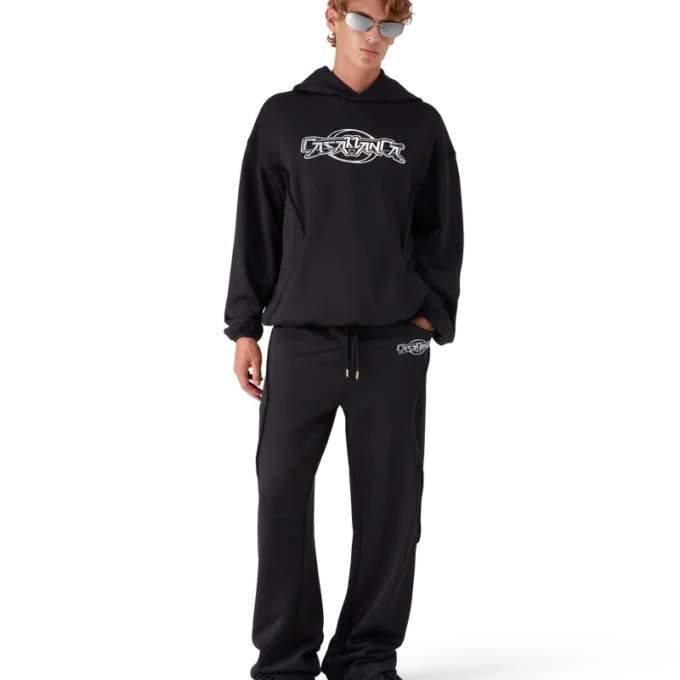 Oversized-Sweatshirt mit Kapuze und Einsätzen Oversized-Sweatshirt mit Kapuze und Einsätzen