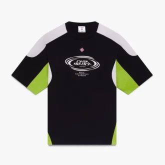 Oversized-T-Shirt mit kurzen Ärmeln und Colour-Blocking