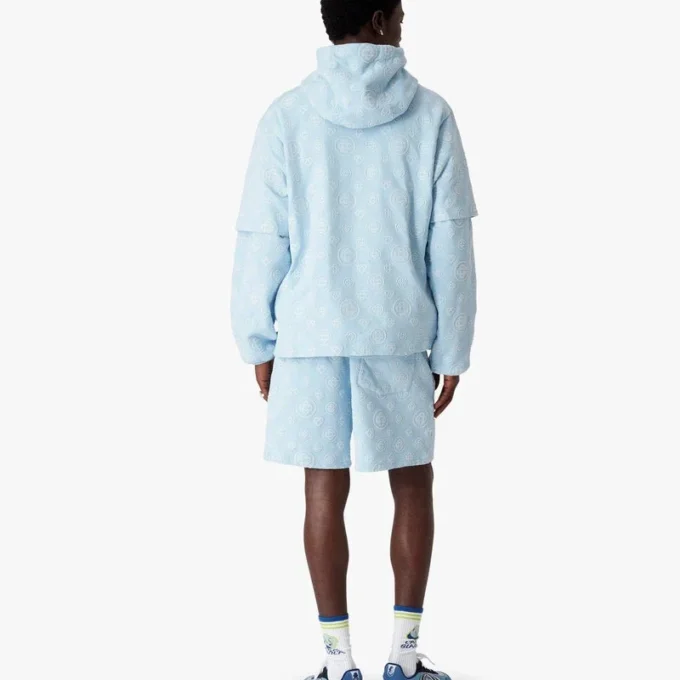 Oversized-T-Shirt mit Monogramm-Applikation und kurzen Ärmeln Oversized-T-Shirt mit Monogramm-Applikation und kurzen Ärmeln