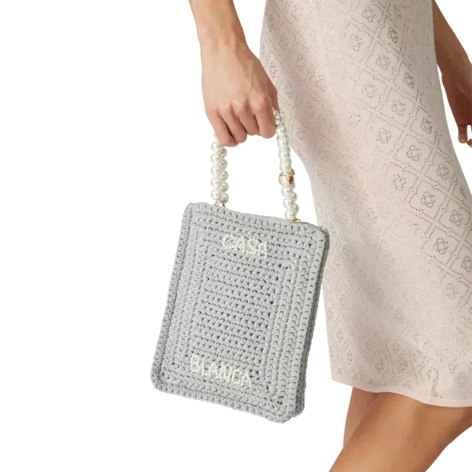 Pearl Mini Crochet Tasche