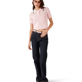 Polohemd aus Baumwoll-Moulina